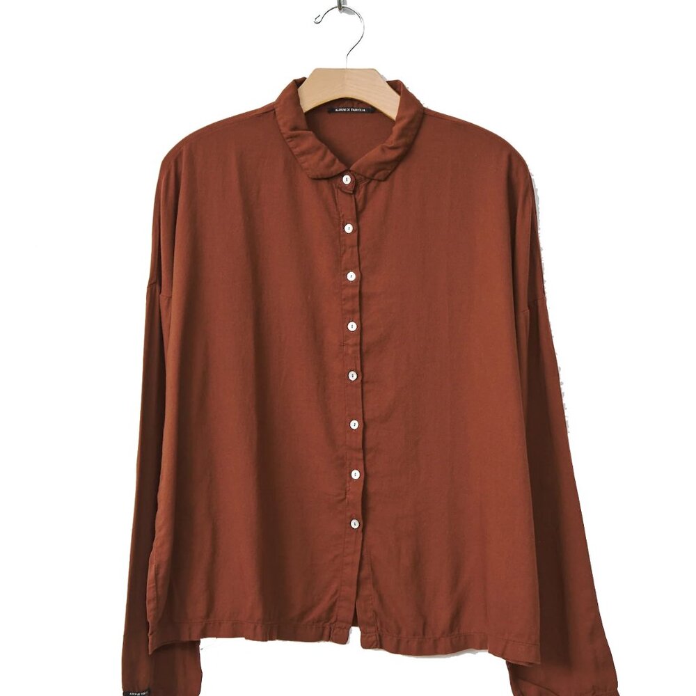 Album di Famiglia brand Short Collar Shirt TVC - Rust - L